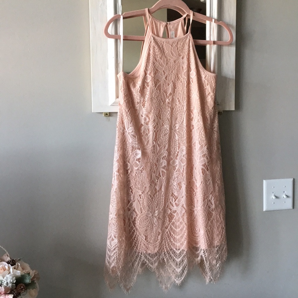 Lace dressy casual dress